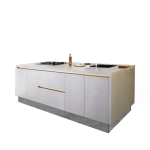 White Kitchen Island